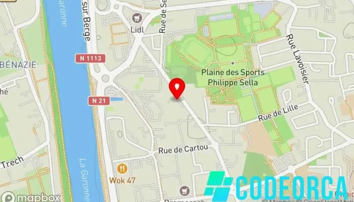 carte de Action Groupe Communication Agence de publicité à Agen