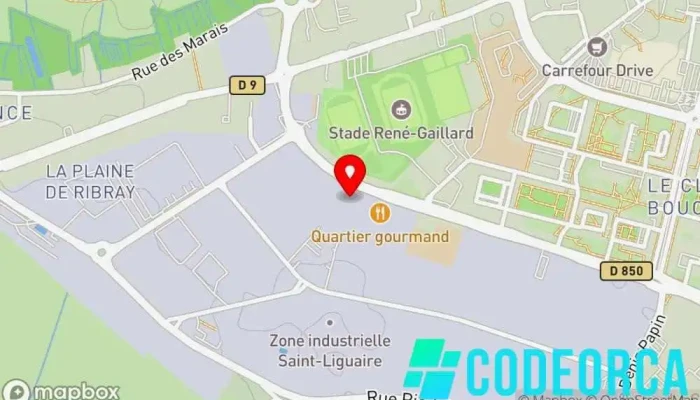 carte de Adrexo NIORT Agence de publicité à Niort
