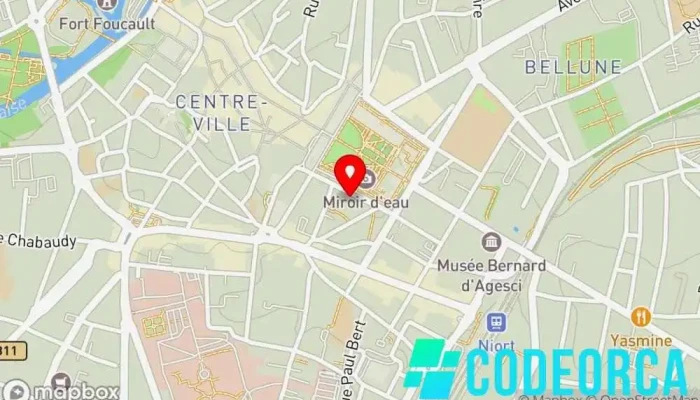carte de Agence artemis Agence de marketing, Agence de publicité à Niort