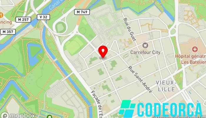 carte de Agence dps Agence de publicité à Lille