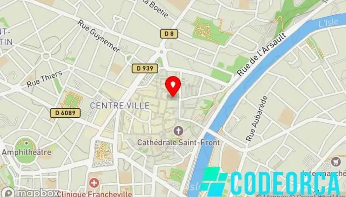 carte de Agence Echappée Belle Agence de publicité, Agence de relations publiques, Agence de visites touristiques, Tourisme à Périgueux