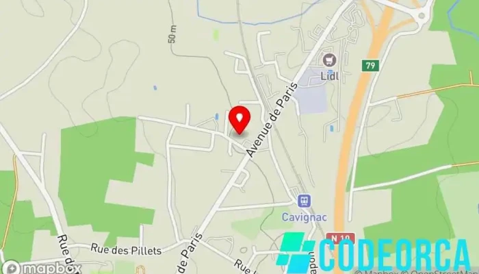 carte de Applic'Pub 33 Agence de publicité à Cavignac