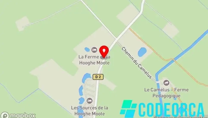 Auberge De La Hooghe Moote -  Carte - Ghyvelde