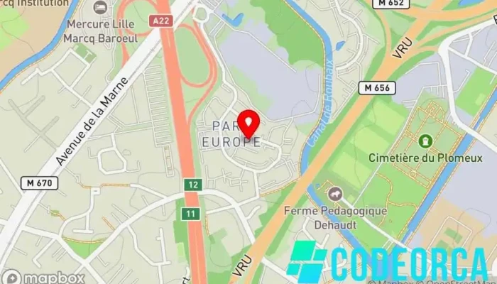 Baltique -  Carte - Marcq-en-barœul