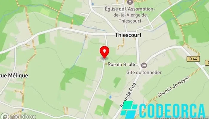 Bcd Publicite Carte - Thiescourt