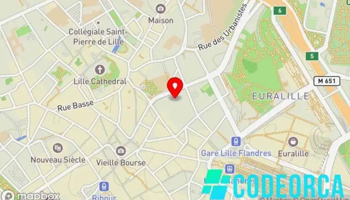 carte de •becoming Agence de publicité à Lille