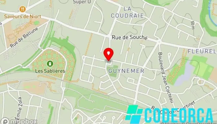 carte de Blixi - Consulting en Web et création de site internet Agence de marketing à Niort