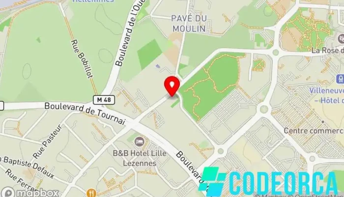 carte de BYVAD Agence de publicité à Lezennes