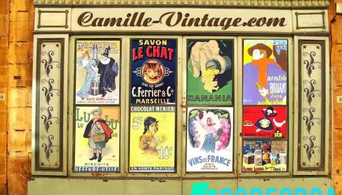 Camille Vintage - Anciennes Affiches Publicitaires - Montesquieu