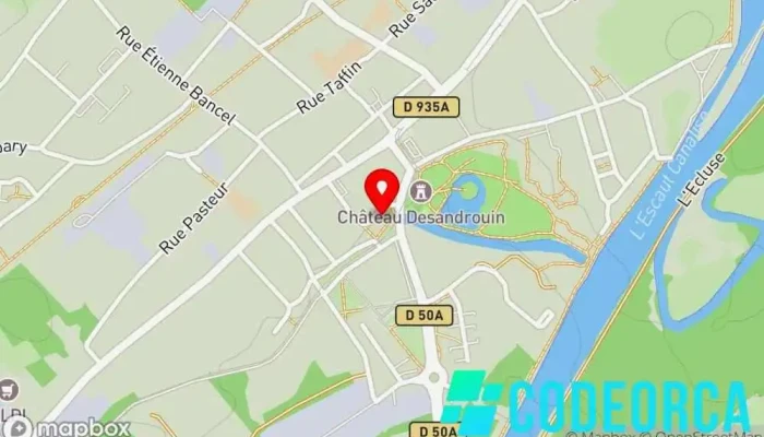Centre Socioculturel De Fresnes -  Sur Escaut Carte - Fresnes-sur-escaut