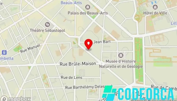 carte de Com and Design Concepteur de sites Web, Service de marketing Internet, Agence de marketing, Agence de relations publiques à Lille