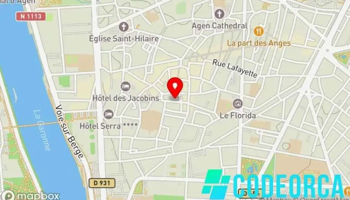 carte de Comchai Agence de marketing à Agen