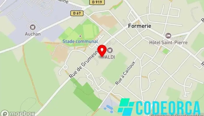Communaute De Communes De Picardie Verte Carte - Formerie