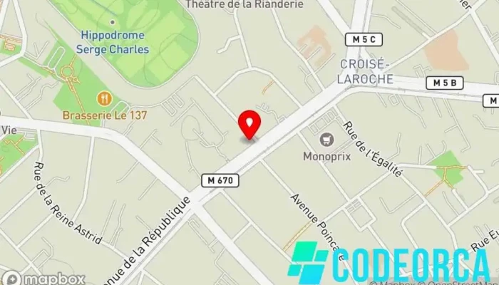 carte de C'Utile Agence de publicité à Marcq-en-Barœul