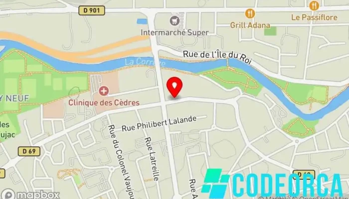 carte de DMT Publicité Agence de publicité à Brive-la-Gaillarde