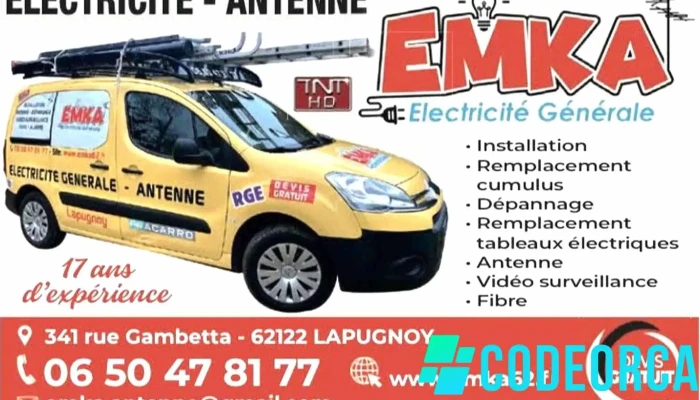 Emka électricité antenne - Lapugnoy