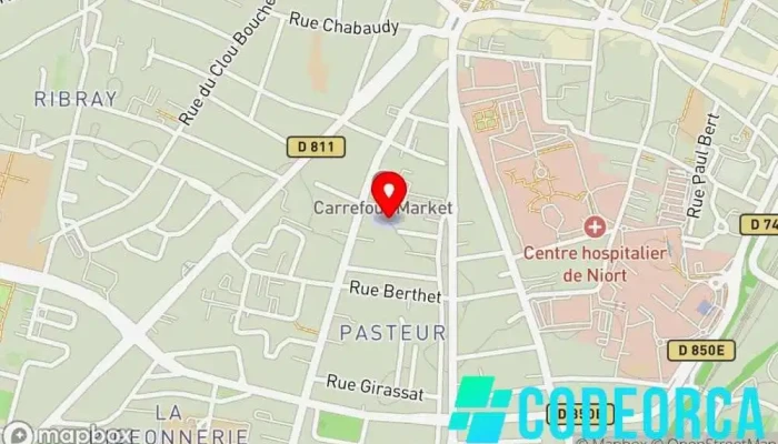 carte de Evolution Publicité Agence de publicité, Concepteur de sites Web à Niort