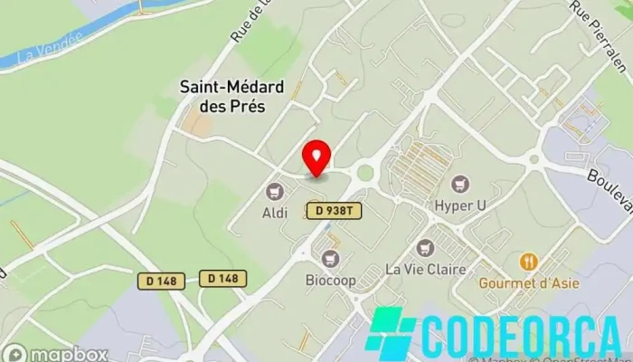 carte de GAP Publicité Agence de publicité à Fontenay-le-Comte