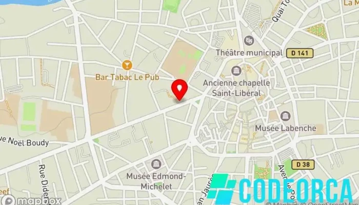 carte de GJ Communication Agence de publicité à Brive-la-Gaillarde