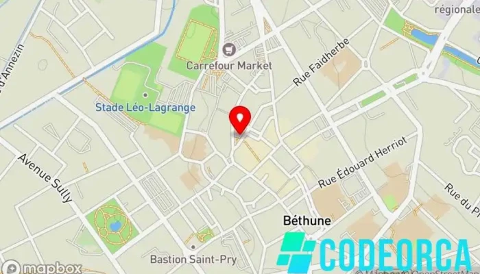 Haracom -  Carte - Béthune