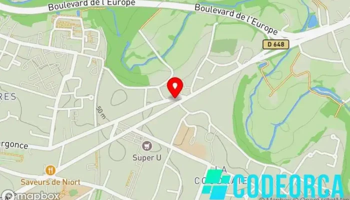 carte de Konverseo Niort (Siège) Concepteur de sites Web, Agence de marketing, Service de photographie, Service de montage vidéo à Niort