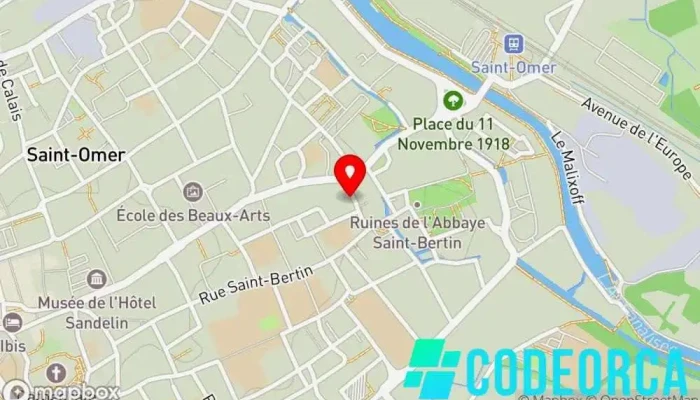 carte de La Boîte à ID Agence de publicité à Saint-Omer
