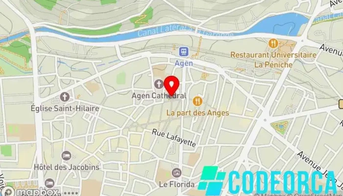 carte de La boutique graphique Boutique d'affiches à Agen