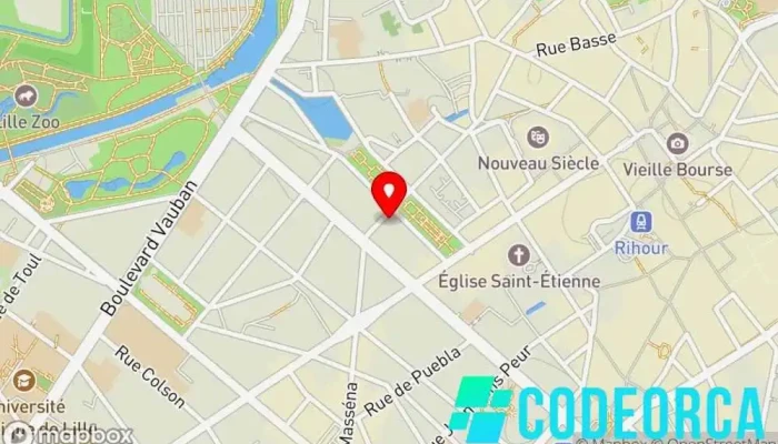 carte de La Confection Agence de publicité, Agence de design, Graphiste, Service de marketing Internet, Agence de relations publiques, Concepteur de sites Web à Lille