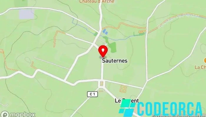carte de La Fabrique Digitale Agence de publicité à Sauternes