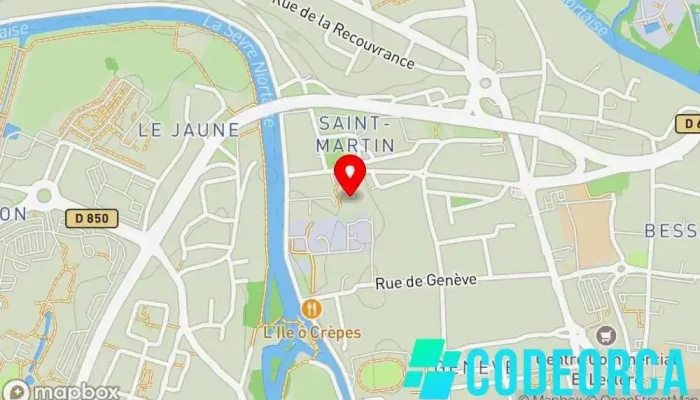 carte de Laurie & Vous Agence de marketing, Agence de publicité, Concepteur de sites Web à Niort