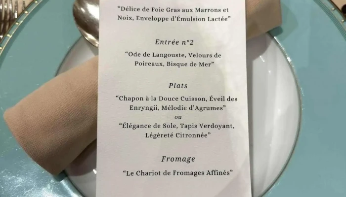 Le Robert Ii Restaurant Gastronomique Menu - Gosnay