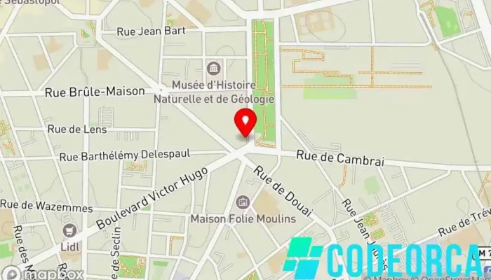Les Causantes -  Carte - Lille