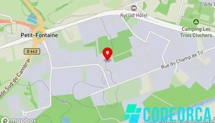 carte de Lettrix Agence de publicité à Fontaine-Notre-Dame