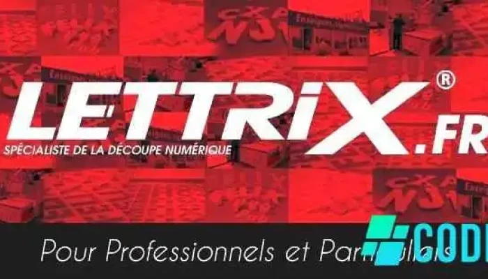 Lettrix - Lettres découpées - Enseigne magasin lumineuse - Fontaine-Notre-Dame