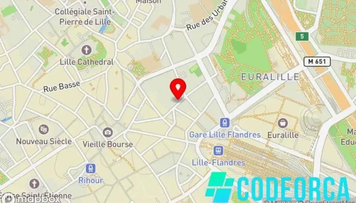 carte de LINÉAL Agence de publicité, Agence de marketing, Concepteur de sites Web à Lille