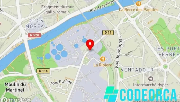 carte de MEDIAPOSTE Agence de marketing, Agence de publicité, Service de distribution à Limoges