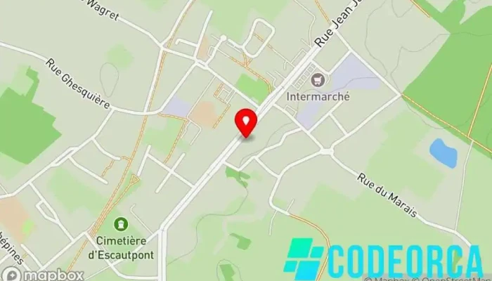 carte de Médiathèque-Ludothèque Bibliothèque municipale à Escautpont