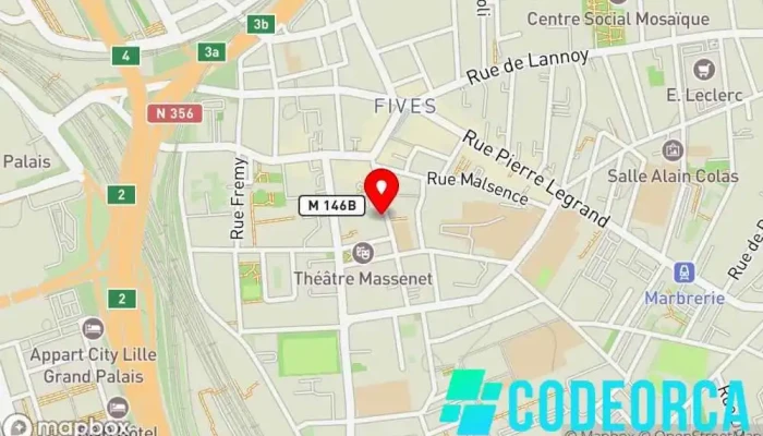carte de Mes Voisines Agence artistique, Agence de publicité, Agence de marketing à Lille