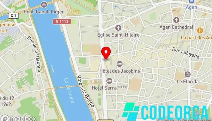 carte de MICRO HOLDING Agence de publicité, Graphiste, Agence de marketing à Agen