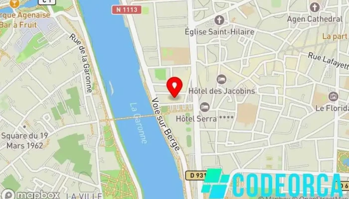 carte de Moonlight Bar, Discothèque à Agen