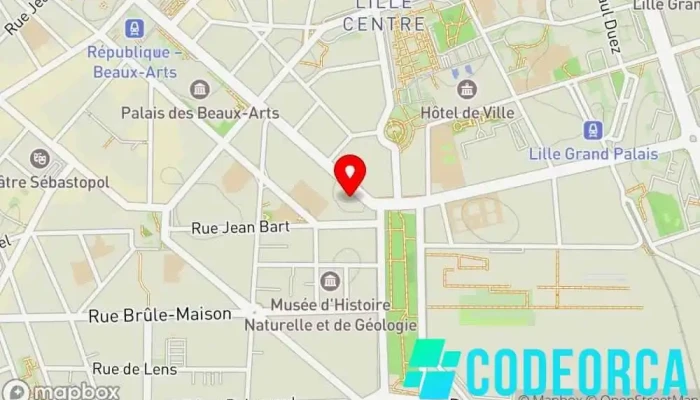 carte de ORÈS Agence de publicité à Lille