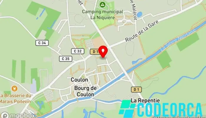 carte de PhiloCréa Agence de relations publiques à Coulon