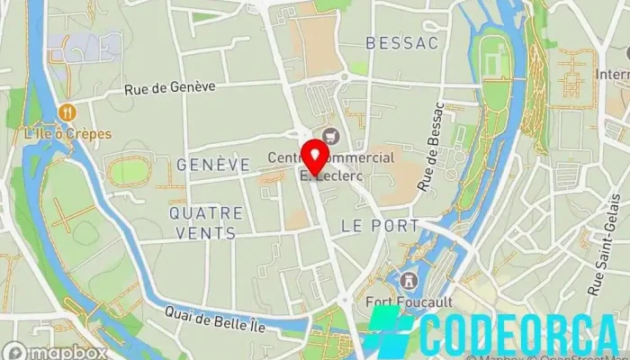 carte de Qora Shai Agence de design, Boutique d'affiches à Niort