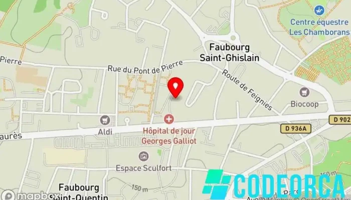 Relais Adrexo Maubeuge -  Carte - Maubeuge