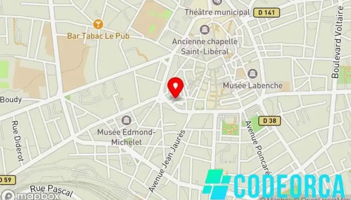 carte de Repercut Agence de publicité à Brive-la-Gaillarde