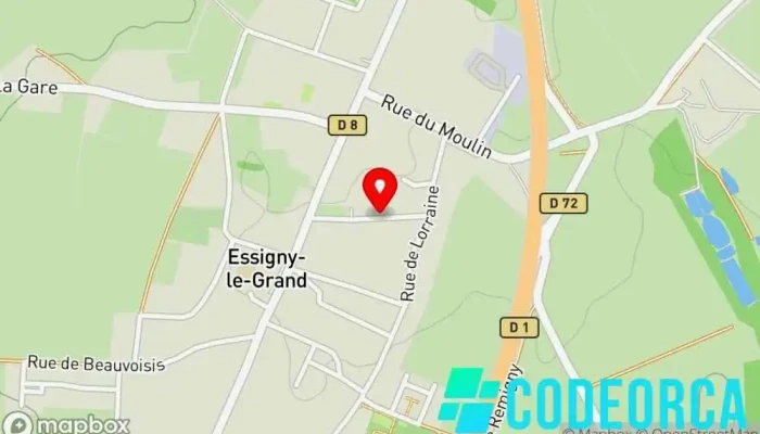 Salle Des Fetes Carte - Essigny-le-grand