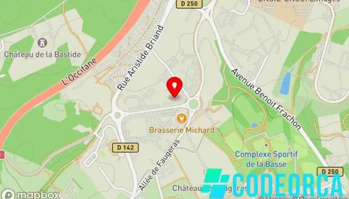carte de Superdev Agence de publicité, Consultant informatique, Agence de design, Recherche et développement de produits, Entreprise de logiciels, Agence artistique à Limoges