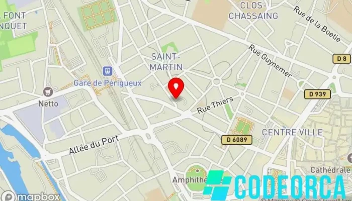 carte de Symbiose - Agence de communication Agence de publicité à Périgueux
