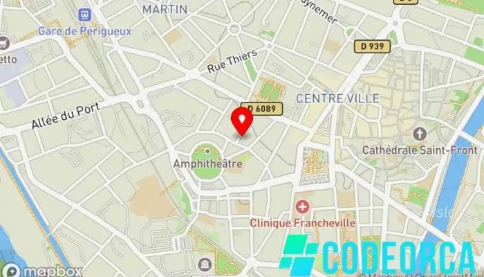 carte de Think Free Marketing Agence de marketing à Périgueux