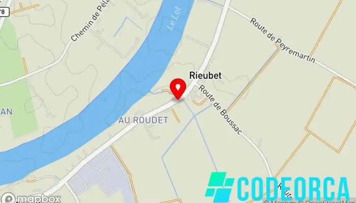 carte de UPS Access Point Services d'expédition et de livraison, Coursier à Aiguillon